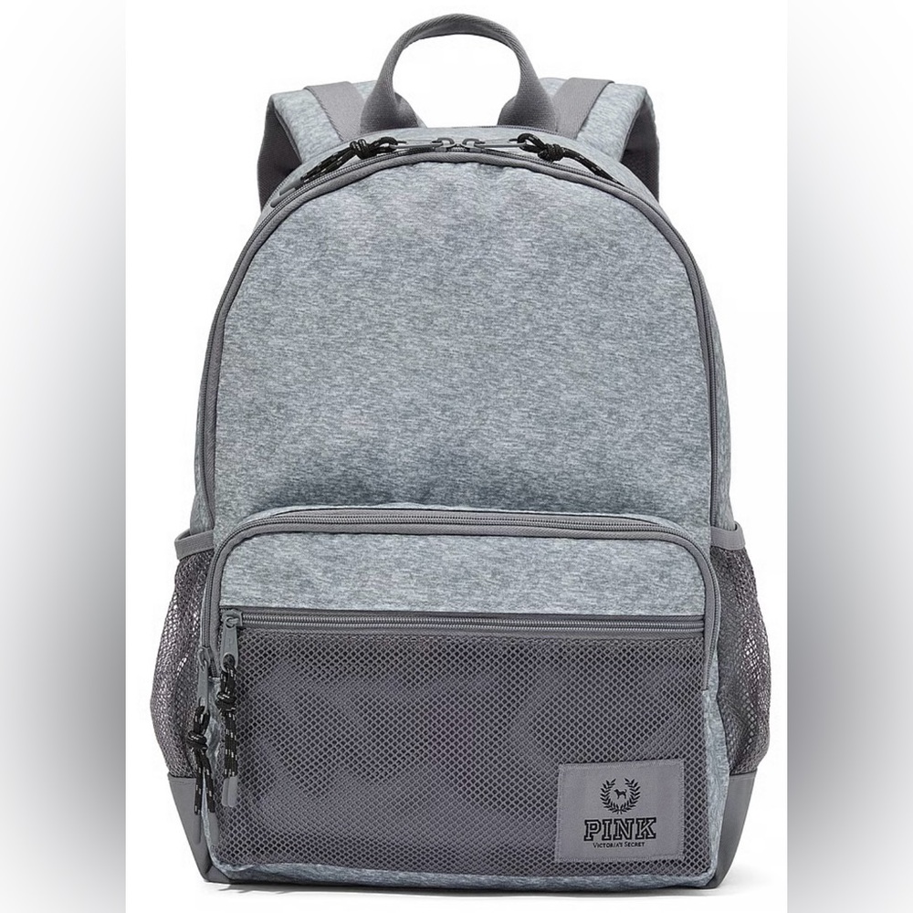 Pink Classic Canvas Backpack In Light Purple/Spring Violet Color. - Picture 7 of 7